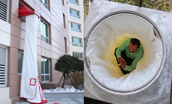emergency-escape-chute-evacuation-system-for-high-rise-buildings