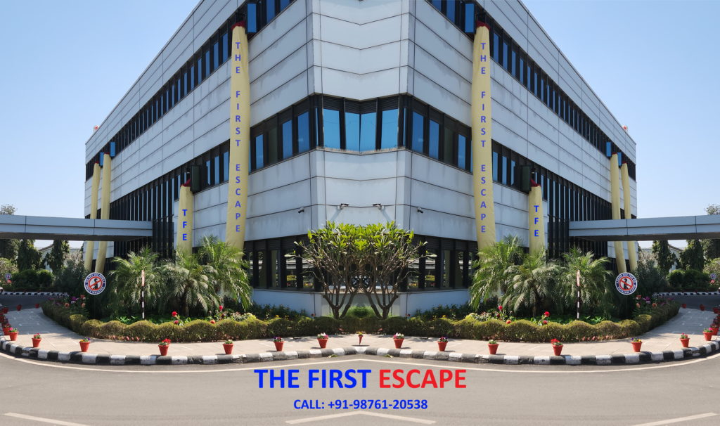 Fire Escape Chute installation