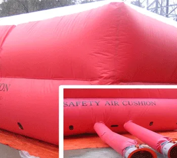 Safety jumping cushion deployment protocol
